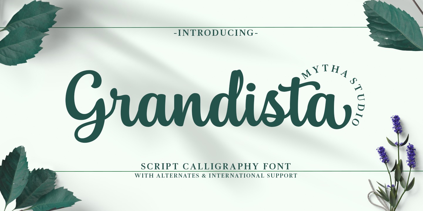 Schriftart Grandista